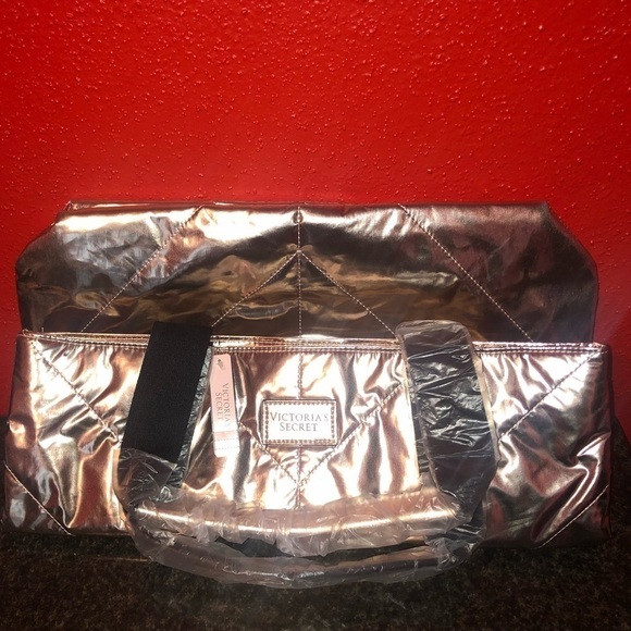 Victoria’s Secret Rose Gold Tote - Picture 4 of 6